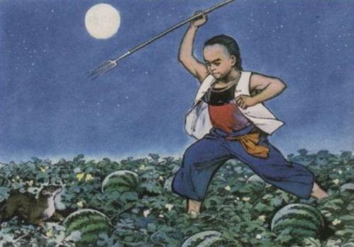 闰土吃瓜的意思,揭秘农村夏日生活趣事